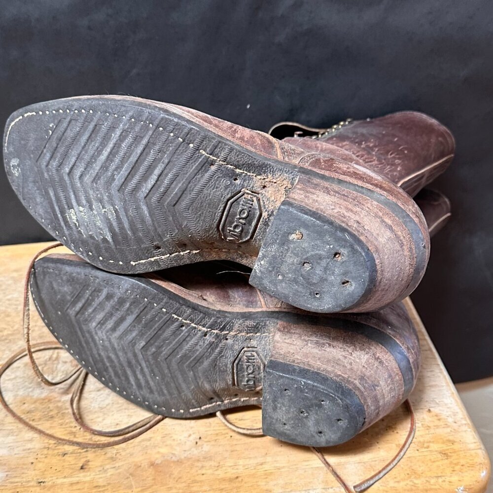 Justin Boots Vintage Granny Roper boot Size 10 - Picture 4 of 15